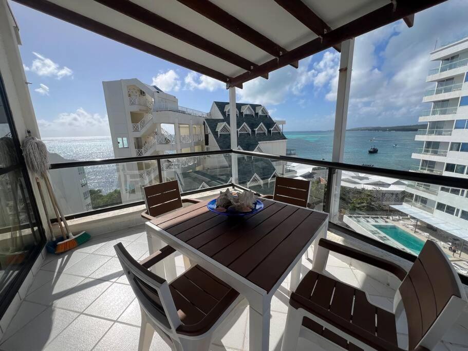 شقة Penthouse Con Vista Al Mar Y Balcon San Andrés المظهر الخارجي الصورة
